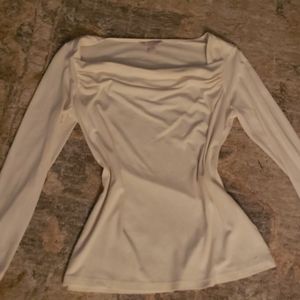 White Banana Republic 3/4 sleeve top size medium